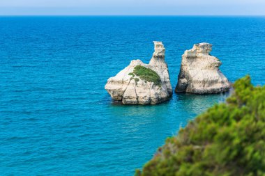 Torre dell 'Orso plajının güzel manzarası