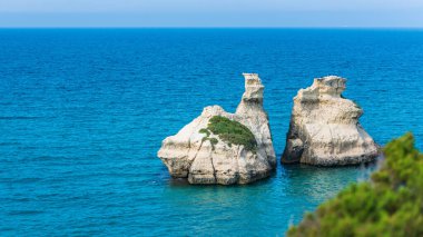 Torre dell 'Orso plajının güzel manzarası