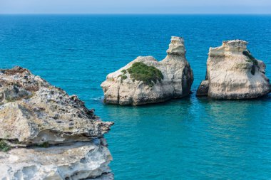 Torre dell 'Orso plajının güzel manzarası