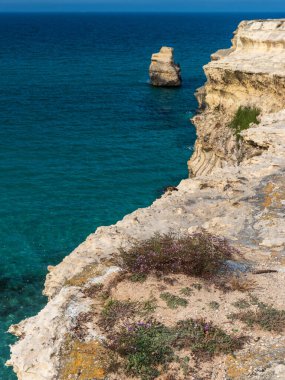 Torre dell 'Orso plajının güzel manzarası