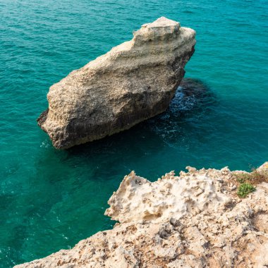 Torre dell 'Orso plajının güzel manzarası