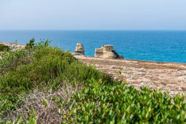 Torre dell 'Orso plajının güzel manzarası