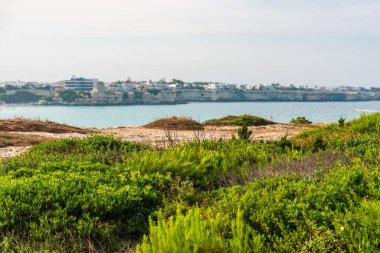 Torre dell 'Orso plajının güzel manzarası