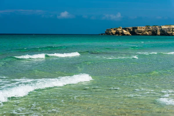 Hermosa Vista Playa Torre Dell Orso — Foto de Stock