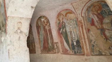 Massafra 'daki antik kilise. Puglia. İtalya.