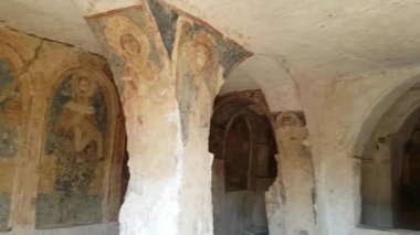 Massafra 'daki antik kilise. Puglia. İtalya.