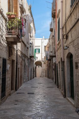 İtalya 'daki eski şehir manzarası 