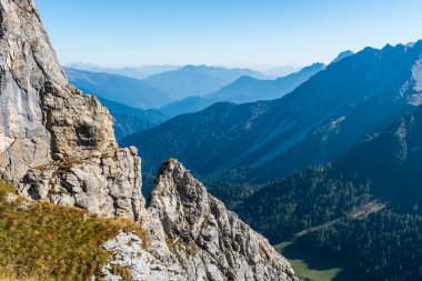 İtalya 'daki Peralba dağının güzel manzarası