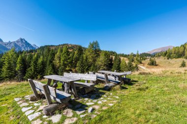 Güzel dağ manzarası manzarası
