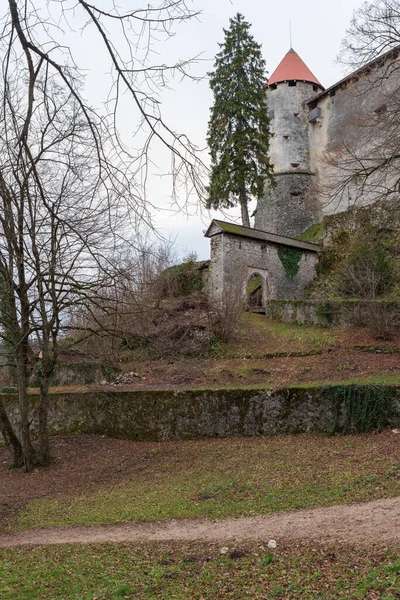 Blick Auf Die Alte Mittelalterliche Stadt Reiseort Hintergrund — Stockfoto