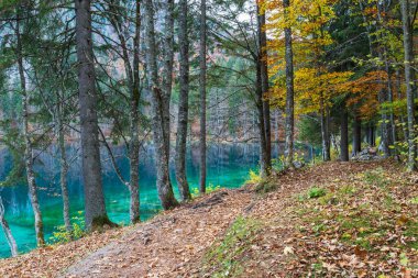  Friuli, İtalya 'daki güzel Fusine Gölü