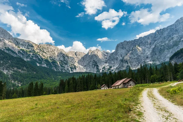 Красивый Пейзаж Горах Конка Фусине Италия — стоковое фото