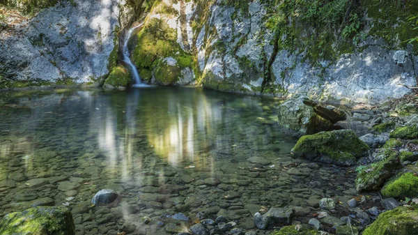 Montenars Wasserfall Von Tulin Orvenco Bach — Stockfoto