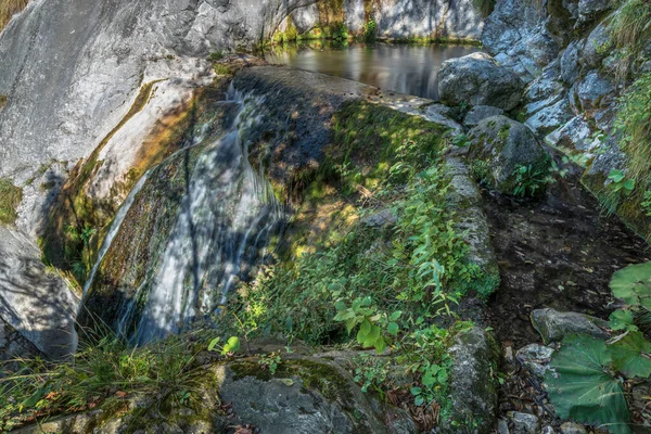 Montenars Wasserfall Von Tulin Orvenco Bach — Stockfoto