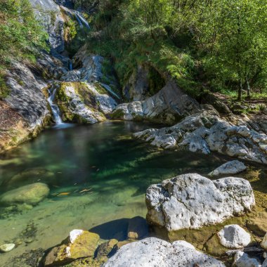 Montenars, Tulin şelalesi. Orvenco deresi