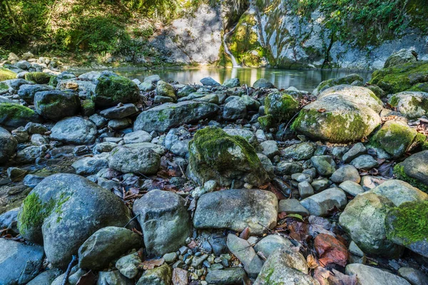 Montenars Tulin Şelalesi Orvenco Deresi — Stok fotoğraf