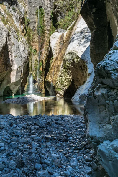 Belles Chutes Eau Crosis Tarcento Italie — Photo