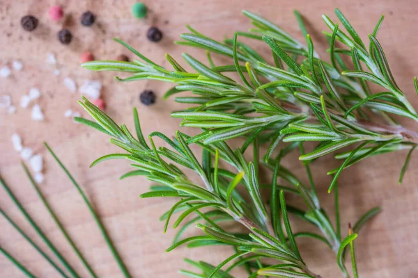 Överblick Över Grupp Färgglada Naturliga Bollar Och Örter Gamla Rustika — Stockfoto