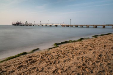 Sahil manzaralı, Lignano Pineta. İtalya