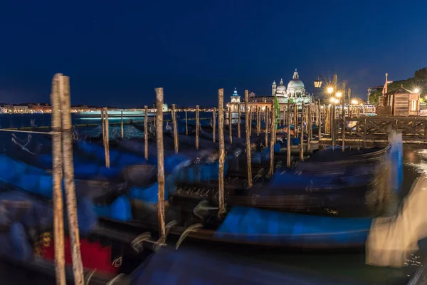 Vista Noturna Veneza Itália — Fotografia de Stock