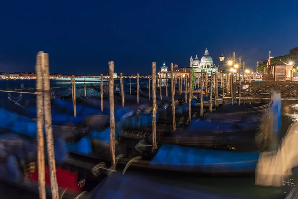 Vista Noche Venecia Italia — Foto de Stock