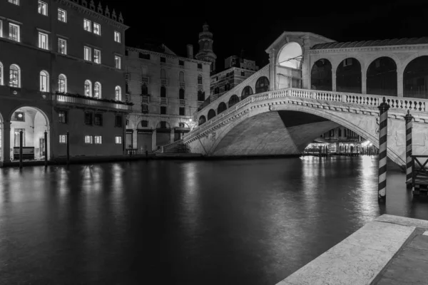 Vue Sur Grand Canal Soirée Venise Italie — Photo