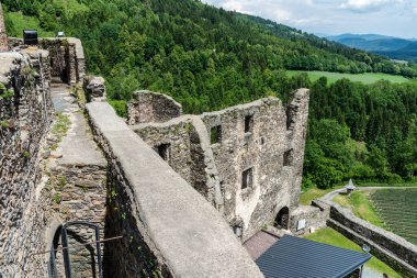 Doğa arka planındaki antik kalıntılar