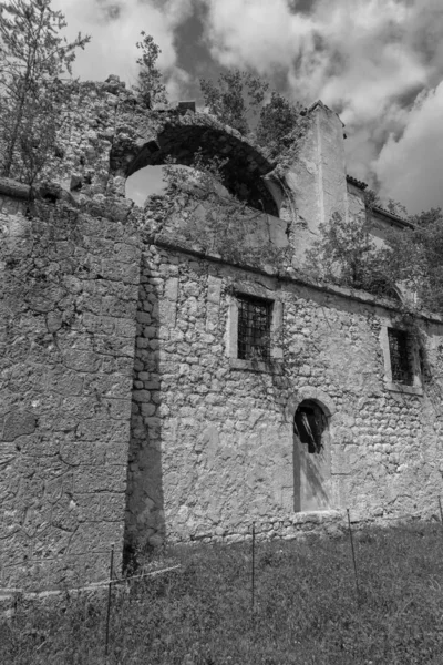 Vue Sur Vieux Château Médiéval Italie — Photo