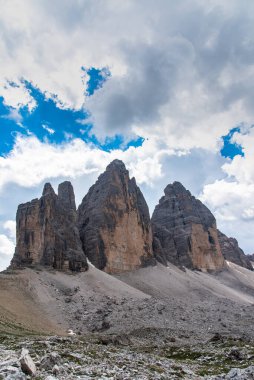 Dolomitlerin güzel manzarası, İtalya.