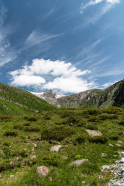 Dolomitlerin güzel manzarası, İtalya.
