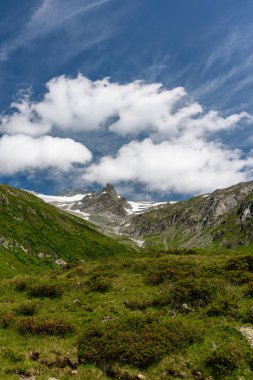 Dolomitlerin güzel manzarası, İtalya.