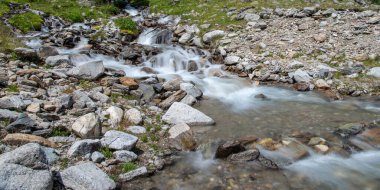Dolomitlerin güzel manzarası, İtalya.