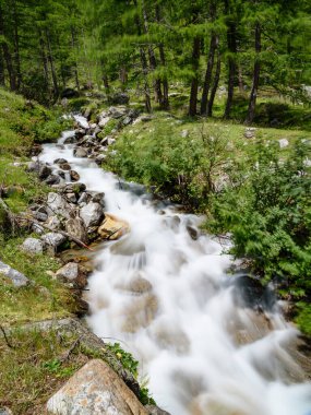 Dağlarda güzel bir şelale