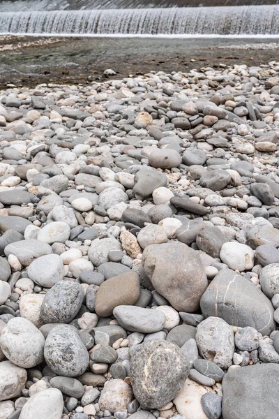 Камені Пляжі Природному Фоні — стокове фото