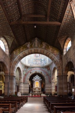 Barbana, İtalya 'daki katedralin iç detayları