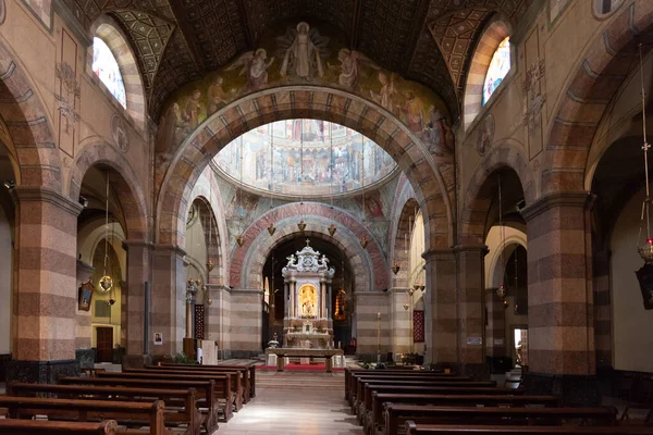 Interieur Details Van Kathedraal Barbana Italië — Stockfoto