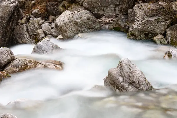 Прекрасний Вид Гірську Річку — стокове фото