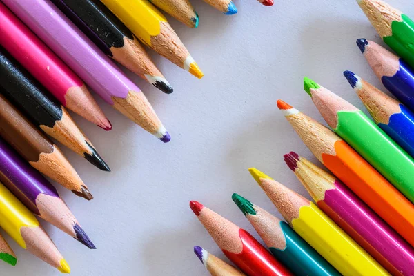 Colored Pencils Close — Stock Photo, Image