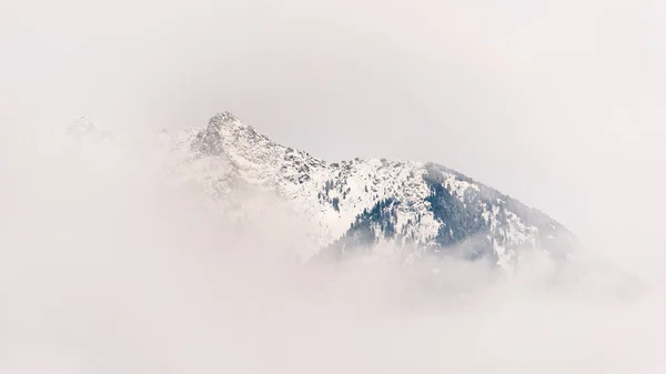 Winter Alpine Landscape Villa Ottone Tures Castle Italy — Stock Photo, Image