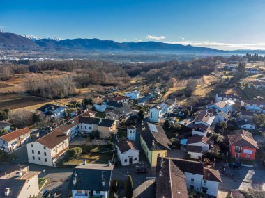 Raspano ve Martinazzo 'nun hava manzarası, İtalya