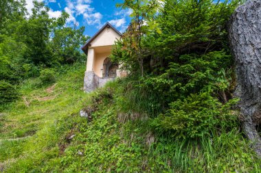 İtalya 'nın dağlarındaki Sappada köyü
