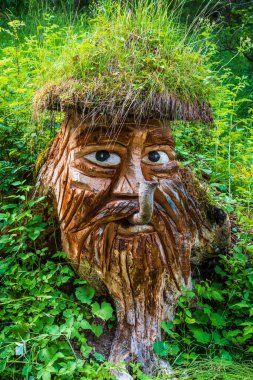 İtalya 'nın dağlarındaki Sappada köyü