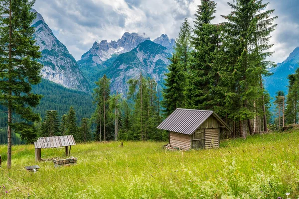 Sappada Entre Bois Montagnes Villages Dolomites — Photo