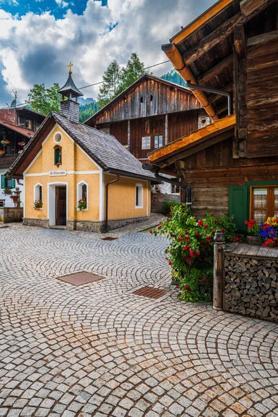 Sappada Dorf Den Bergen Italien — Stockfoto