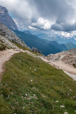 Dağlardaki güzel manzara, Val di Zoldo, İtalya