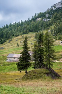 Dağlardaki güzel manzara, Val di Zoldo, İtalya