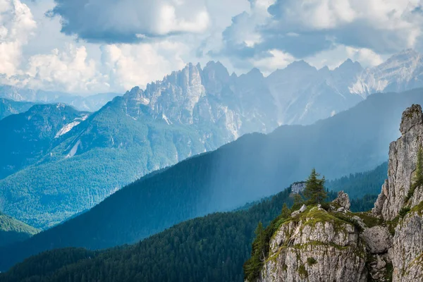 Пейзаж Горах Валь Зольдо Италия — стоковое фото