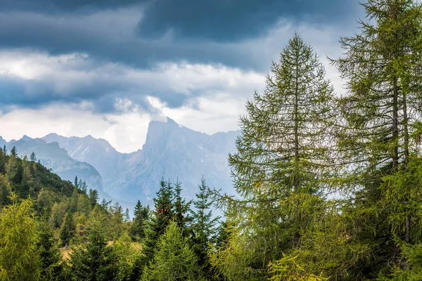 Schöne Landschaft Den Bergen Val Zoldo Italien — Stockfoto