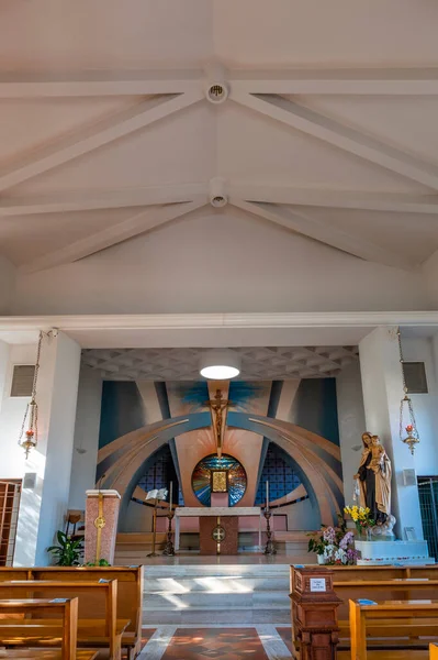 Interior Monastery Del Monte Carmelo Montegnacco Italy — Stock Photo, Image