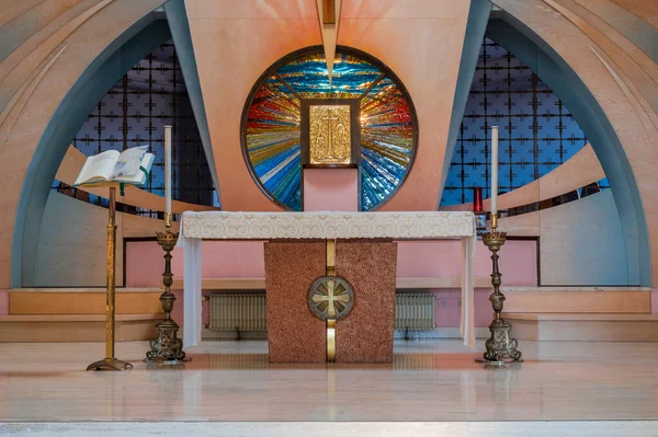 Interior Monastery Del Monte Carmelo Montegnacco Italy — Stock Photo, Image